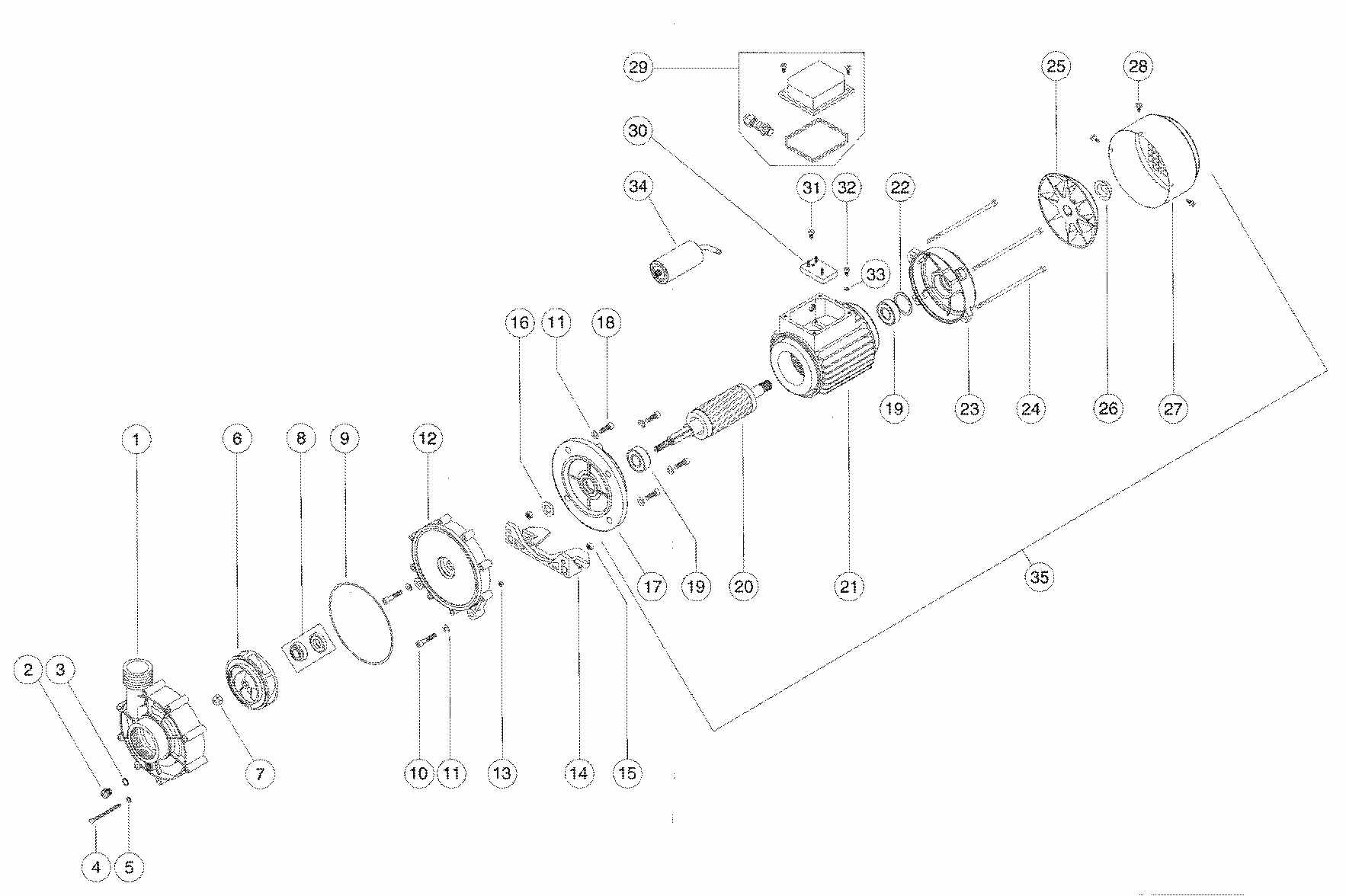 erpadlo Protiproudu VAG-JET 50m3/h