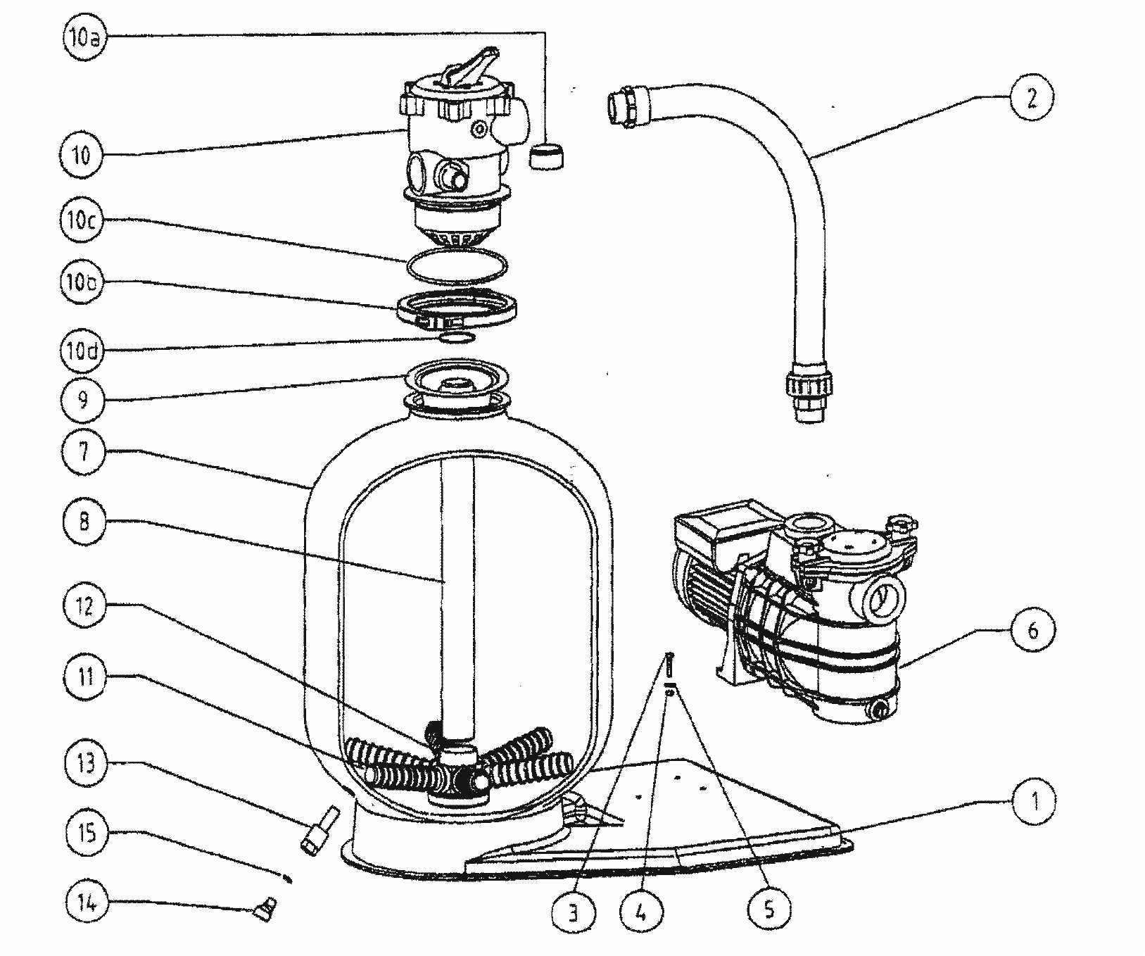 FILTRATION TANK KIT TOP