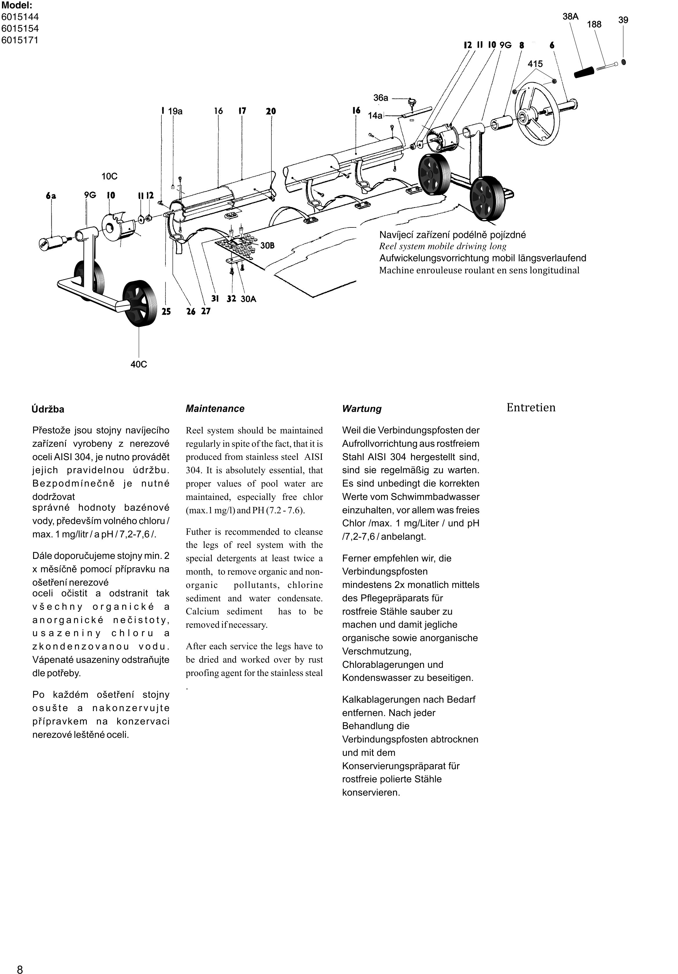 Manual reel system