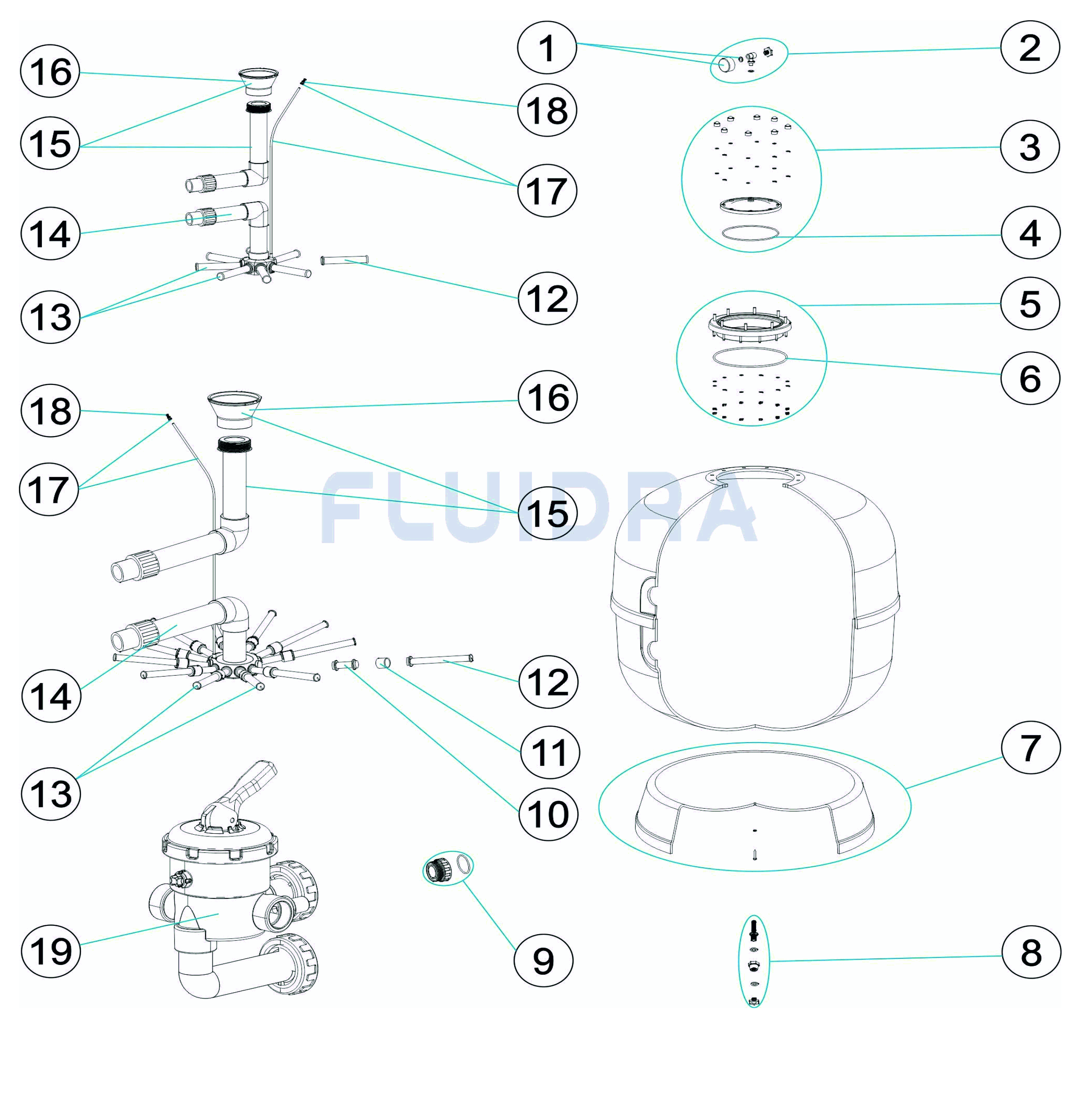 Filtration tank Lisboa FV 800 - New 2023