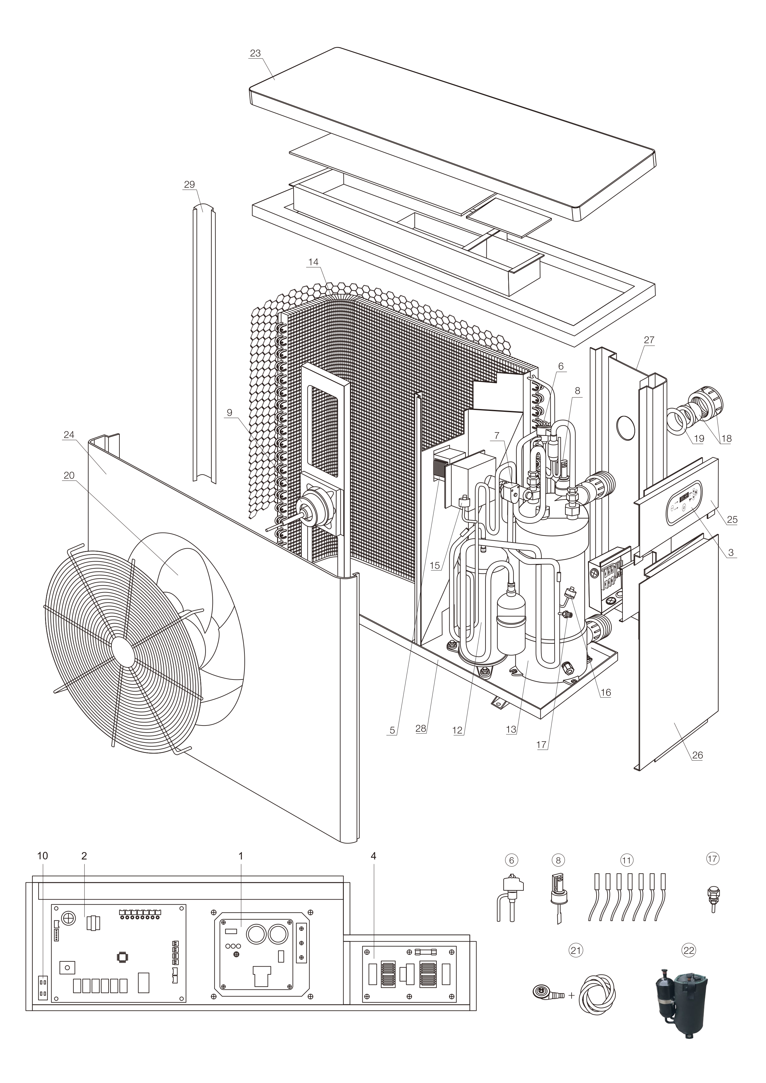 Heat Pump RAPID MINI INVERTOR RMIC08