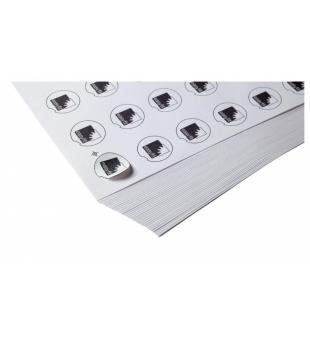 STICKERS UNDER TRANSPARENT LID EASYFIT 63MM,40PCS