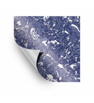 AVfol DECOR - AD  BLUE MARMOR, 1,65 m irina,1,5 mm, metraa